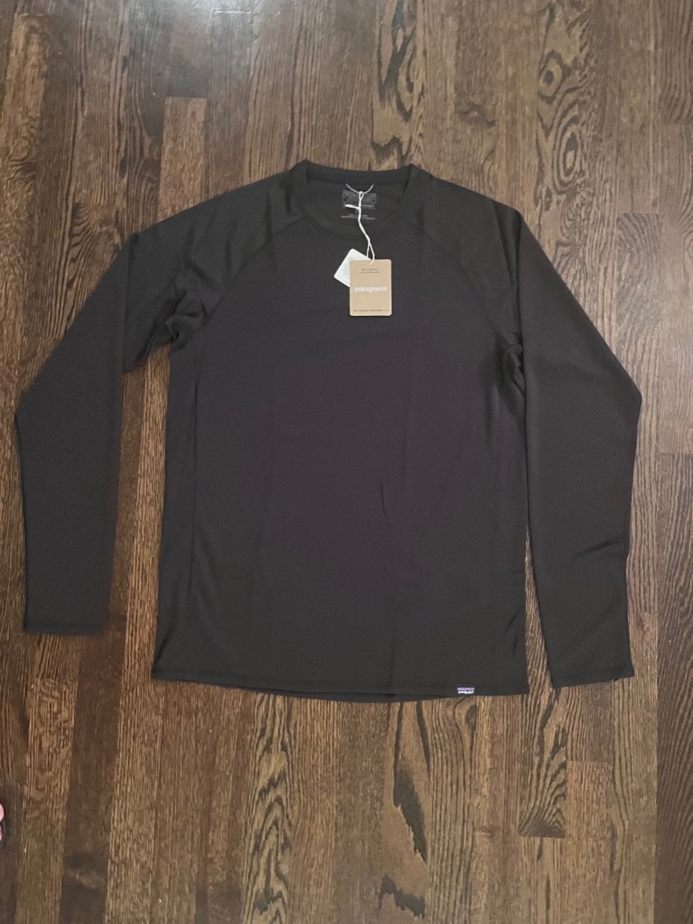 Patagonia Men's Capilene Midweight Crew Base Layer - Black - Size Medium